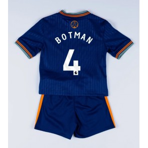 Newcastle United Sven Botman #4 Terza Maglia Bambino 2025-26 Manica Corta (+ Pantaloni corti)